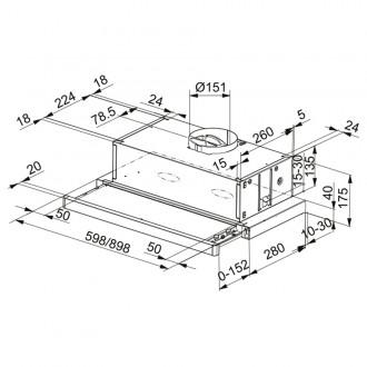 Витяжка кухонна Franke Flexa FTC 612 XS LED1 (315.0532.375)