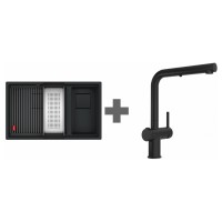 Комплект Franke KNG 120 + Active Twist витяжний (125.0676.976) чорний матовий