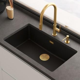 Смеситель кухонный Franke Maris Slim J Pull Down (120.0736.601) PVD gold