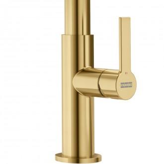 Смеситель кухонный Franke Maris Slim J Pull Down (120.0736.601) PVD gold