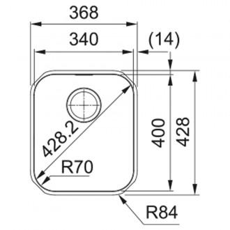 Кухонна мийка Franke Smart SRX 110-34 (122.0739.540) полірована