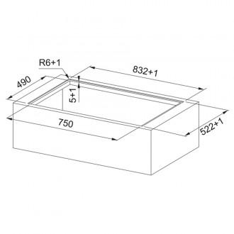 Індукційна поверхня + інтегрована витяжка Franke Maris 2Gether FMA 8372 4RC R HI (340.0731.879) + фільтр