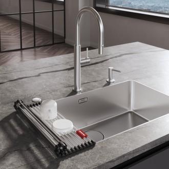Смеситель кухонный Franke Pescara J PVD (115.0741.694) нержавеющая сталь