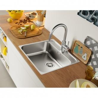 Змішувач кухонний Franke Smart Glenda J (115.0747.474) нержавіюча сталь