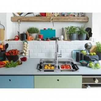 Змішувач кухонний Franke Smart Glenda J (115.0747.474) нержавіюча сталь