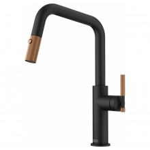 Змішувач кухонний Franke Maris Stripes U (115.0747.677) bi-matte black/copper