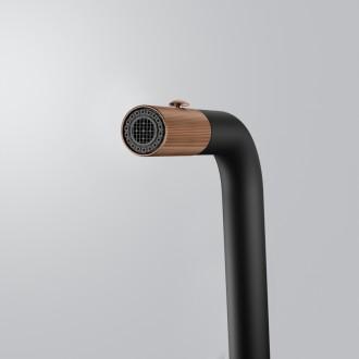 Змішувач кухонний Franke Maris Stripes U (115.0747.677) bi-matte black/copper