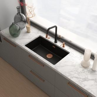 Змішувач кухонний Franke Maris Stripes U (115.0747.677) bi-matte black/copper