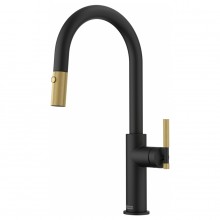 Змішувач кухонний Franke Maris Stripes J (115.0747.673) bi-matte black/gold