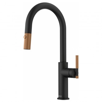 Змішувач кухонний Franke Maris Stripes J (115.0747.674) bi-matte black/copper