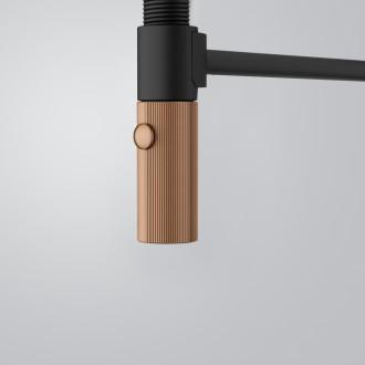 Змішувач кухонний Franke Maris Stripes Semi Pro (115.0747.680) bi-matte black/copper